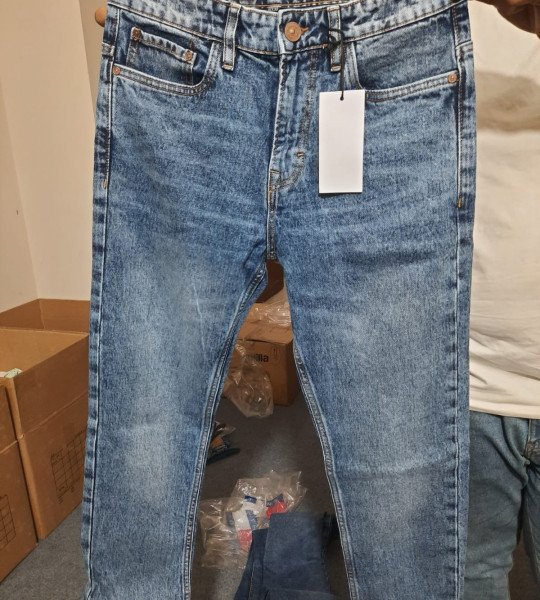 Original Export New Style Jack & Jones Denim Jeans Pant for Men.- Light Color