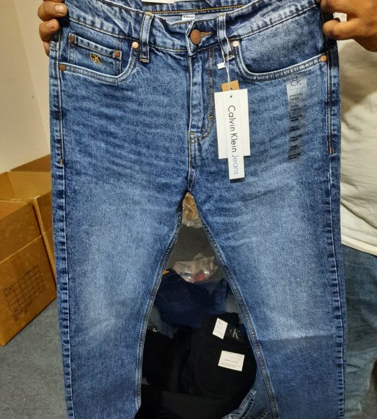 Calvin Klein Premium Export Denim For Man's Light Wash